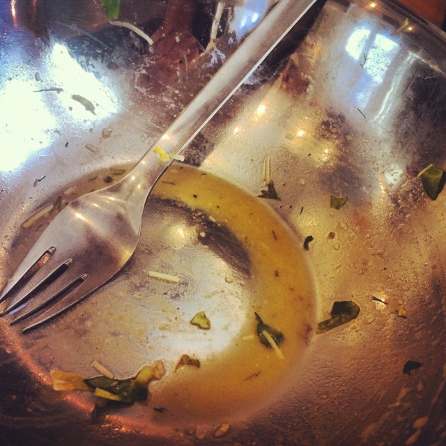 [Spring is here! Celebration "Junk Salad" with fennel-lemon vinaigrette {gluten-free, vegetarian}.]