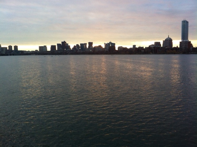 This morning's view from the Mass Ave bridge.